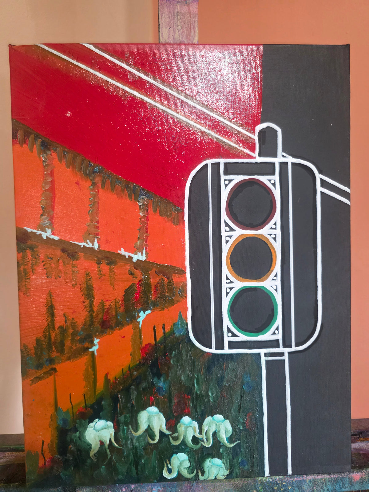 "Different States" oil on canvas 30 x 40cm