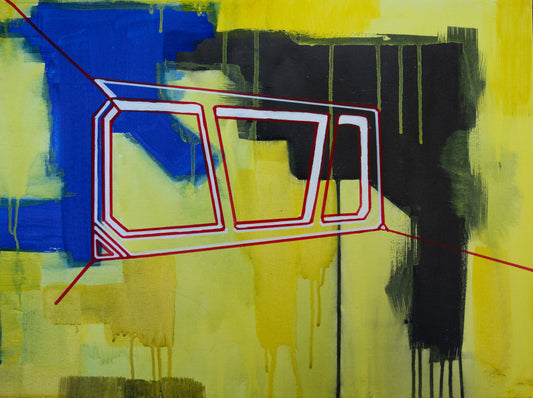 Original Print "Window walk by"