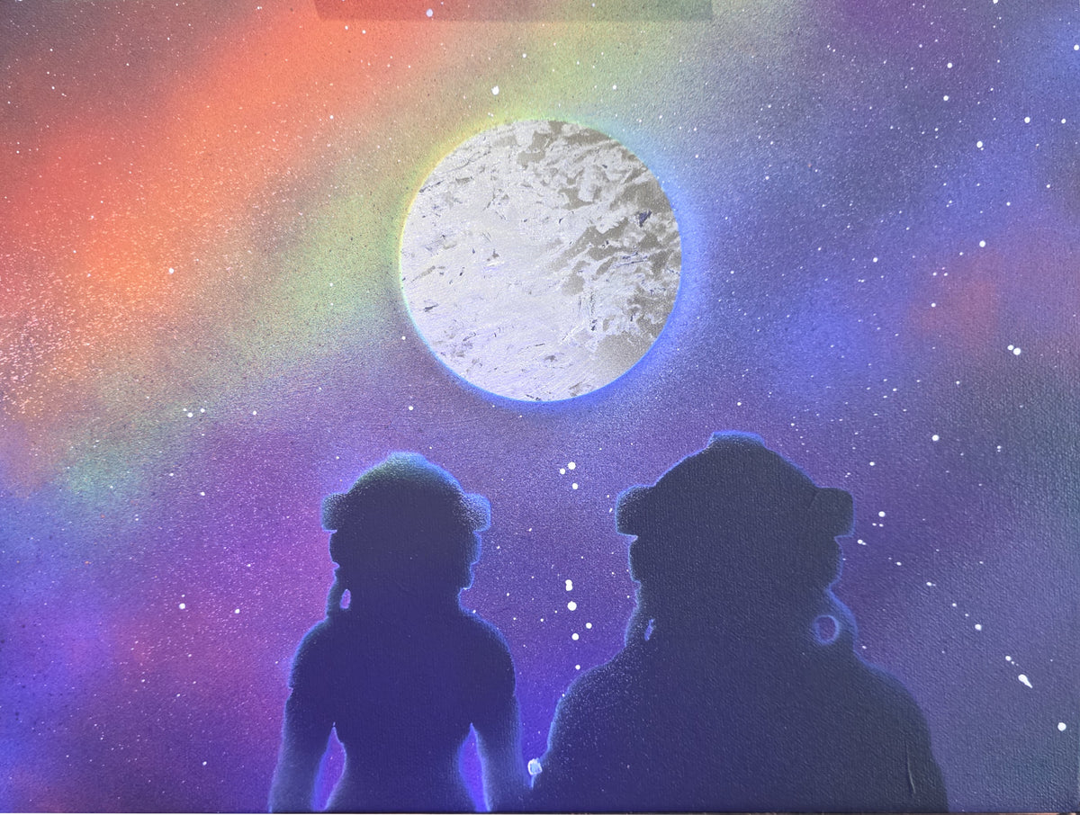 StarGazers Mixed media on Canvas 40 x 31cm
